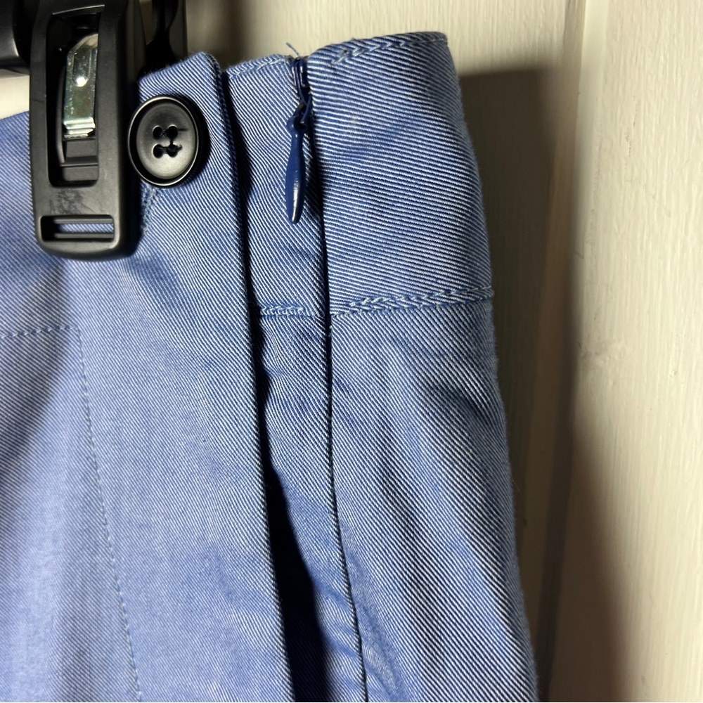 Faonnable Sky Blue Multi- Button Front Pants - image 3